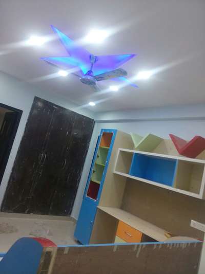 Ceiling, Lighting, Storage Designs by Civil Engineer Rahul Nagar, Faridabad | Kolo