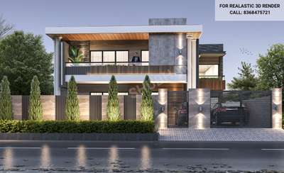 Exterior, Lighting Designs by 3D & CAD Shubham Singh, Gurugram | Kolo
