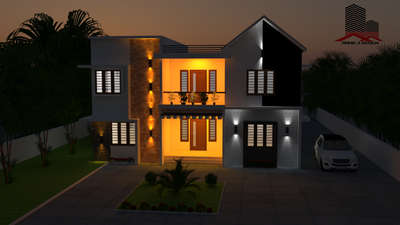 Exterior, Lighting Designs by 3D & CAD RAHEES  VS, Thrissur | Kolo