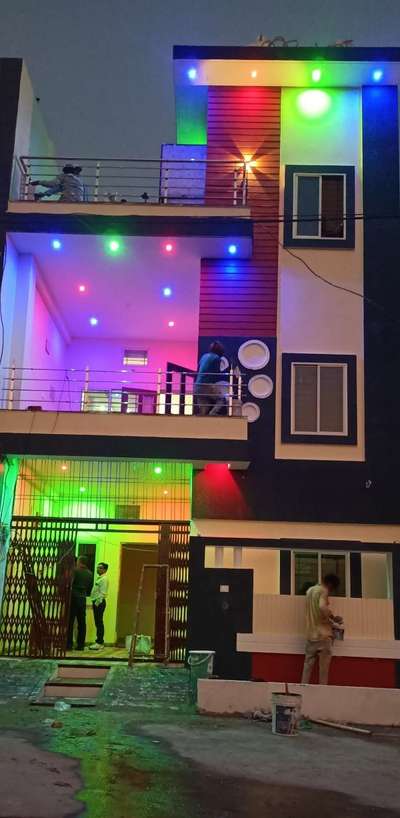 Exterior, Lighting Designs by Electric Works vikas Chouhan, Indore | Kolo