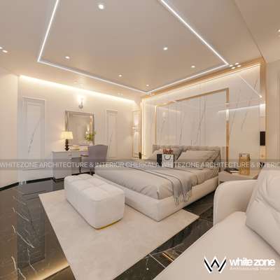 Bedroom, Lighting, Furniture, Ceiling Designs by Contractor Illyas whitezone, Ernakulam | Kolo