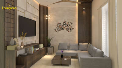 Living, Lighting, Furniture, Table, Storage Designs by Interior Designer Shejil shamsudheen, Thrissur | Kolo