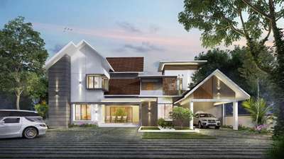 Exterior Designs by Contractor Bineesh M, Malappuram | Kolo