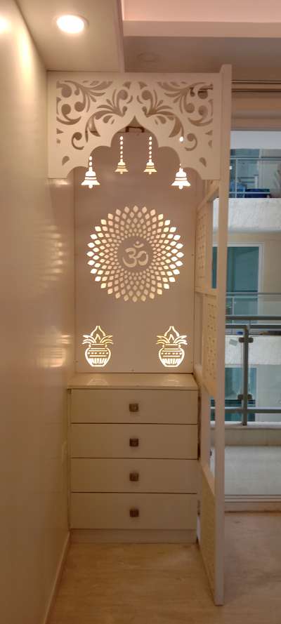 Lighting, Prayer Room, Storage Designs by Building Supplies Tasheen Tasheen saifi, Noida | Kolo