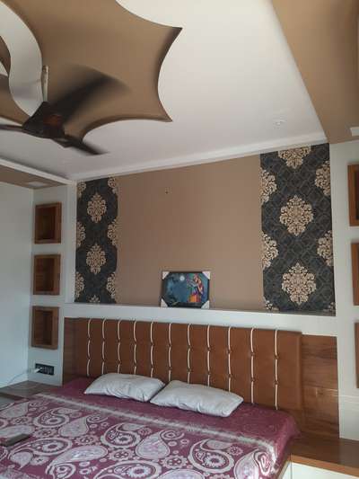 Ceiling, Furniture, Storage, Bedroom Designs by Contractor Coluar Decoretar Sharma Painter Indore, Indore | Kolo