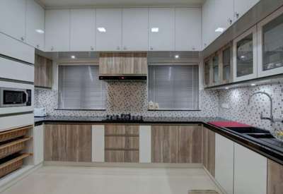 Kitchen, Lighting, Storage Designs by Contractor girish kumar, Ernakulam | Kolo