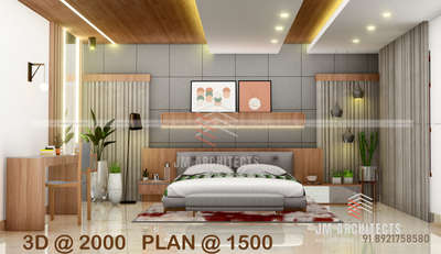 Furniture, Bedroom, Lighting, Storage Designs by Architect Jm Architects , Malappuram | Kolo