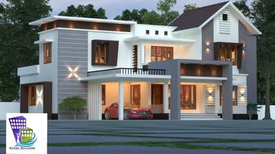 Exterior Designs by Contractor jayadevan parayil, Kottayam | Kolo