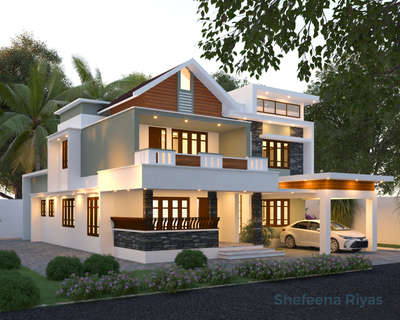 Exterior, Lighting Designs by Civil Engineer shefeena riyas, Ernakulam | Kolo