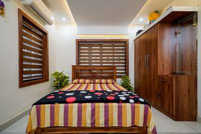 Bedroom, Furniture, Storage, Lighting Designs by Interior Designer sahir anas, Malappuram | Kolo