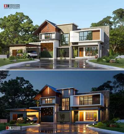 Exterior, Lighting Designs by Civil Engineer Abdul Gafoor Gafoor, Malappuram | Kolo