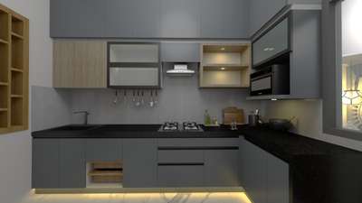 Lighting, Kitchen, Storage Designs by Interior Designer Taukeer Ahmad, Ghaziabad | Kolo