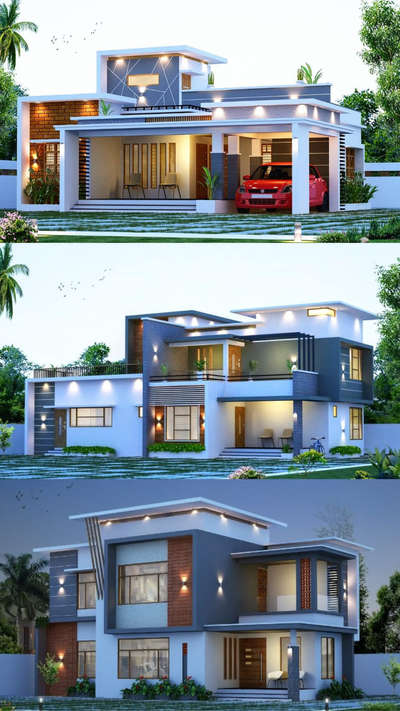 Exterior, Lighting Designs by Architect Sanil chakkalakkal, Malappuram | Kolo