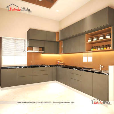 Kitchen, Lighting, Storage Designs by Carpenter rahul talware, Indore | Kolo