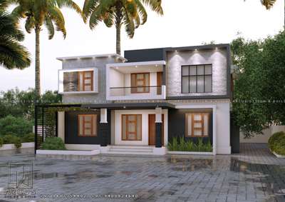 Exterior Designs by Contractor Ajeesh Kp, Thrissur | Kolo