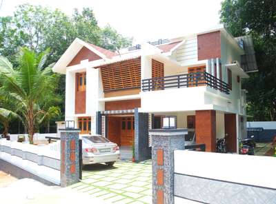 Exterior Designs by Contractor rahul cv, Pathanamthitta | Kolo