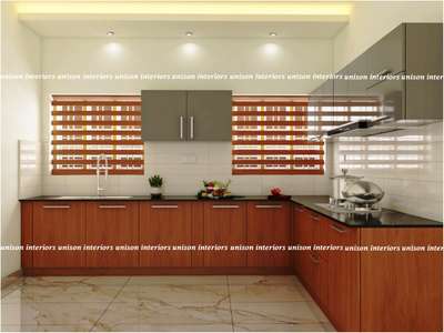 Kitchen, Lighting, Storage Designs by Building Supplies Unison Interiors, Kottayam | Kolo