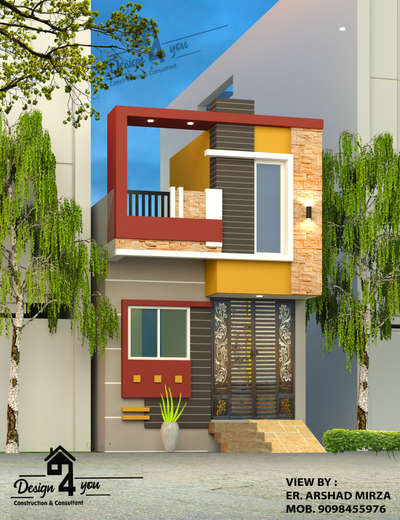 Exterior Designs by Contractor अंबाराम चौहान अंबाराम चौहान, Ujjain | Kolo
