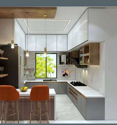 Kitchen, Lighting, Storage Designs by Carpenter Dharmendra Sharma, Delhi | Kolo