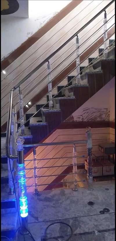 Staircase Designs by Fabrication & Welding Mo Danish Saifi, Thiruvananthapuram | Kolo