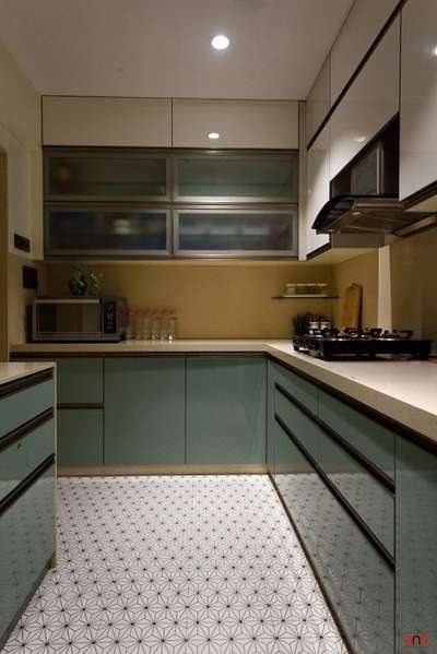 Kitchen, Lighting, Storage Designs by Contractor SAM Interior , Delhi | Kolo