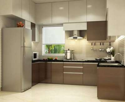 Kitchen, Lighting, Storage Designs by Architect Architect  Shubham Tiwari, Meerut | Kolo