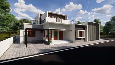 Exterior Designs by Civil Engineer Badusha  AM, Thrissur | Kolo
