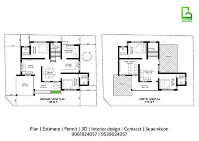 Plans Designs by Civil Engineer GRAMEEN DEVELOPERS, Palakkad | Kolo