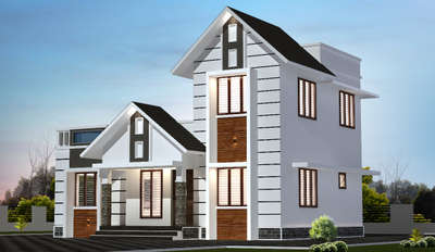 Exterior Designs by Contractor Dino Payyappilly, Thrissur | Kolo