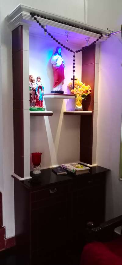 Prayer Room, Lighting, Home Decor Designs by Carpenter Rijish  Riju , Thrissur | Kolo