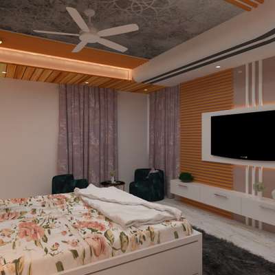 Bedroom, Furniture, Storage Designs by Contractor Sahil Mittal, Jaipur | Kolo
