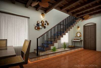 Staircase Designs by Interior Designer Luminoux Design Studio, Ernakulam | Kolo