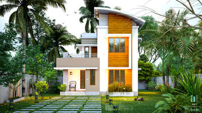 Exterior Designs by Interior Designer Arun das, Alappuzha | Kolo