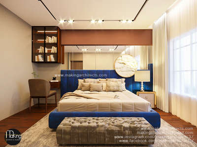 Ceiling, Furniture, Storage, Bedroom, Wall Designs by Interior Designer Unni Ps, Ernakulam | Kolo