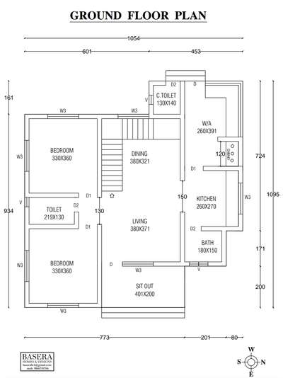 Plans Designs by Interior Designer Bazera Homes and Interiors, Kannur | Kolo