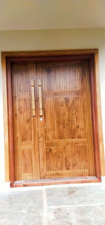 Door Designs by Carpenter Saneesh Kumar, Kannur | Kolo