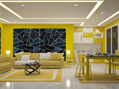 Living, Storage, Furniture, Dining, Wall Designs by Interior Designer Abhilash G, Kollam | Kolo