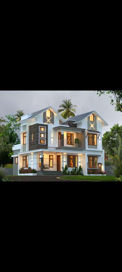 Exterior, Lighting Designs by 3D & CAD syam kumar G, Pathanamthitta | Kolo