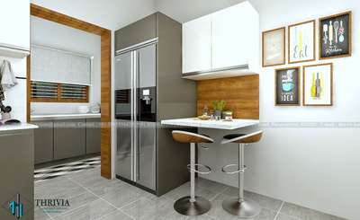 Kitchen, Storage, Furniture Designs by Interior Designer Aparna Prasannan, Ernakulam | Kolo