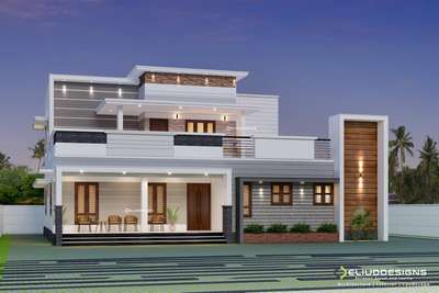 Exterior, Lighting Designs by Electric Works PRADEESH MAVELIKARA, Alappuzha | Kolo