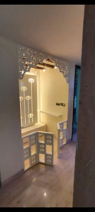 Prayer Room, Storage Designs by Building Supplies Sajid Khan, Faridabad | Kolo