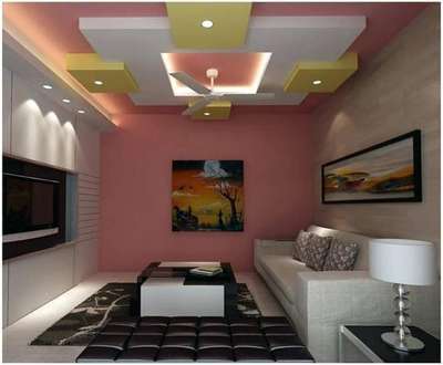 Ceiling, Furniture, Lighting, Living, Storage Designs by Contractor Rajiv  Kumar, Ghaziabad | Kolo