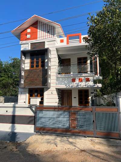 Exterior Designs by Civil Engineer Pooja Associates Builders  Developer’s, Thiruvananthapuram | Kolo