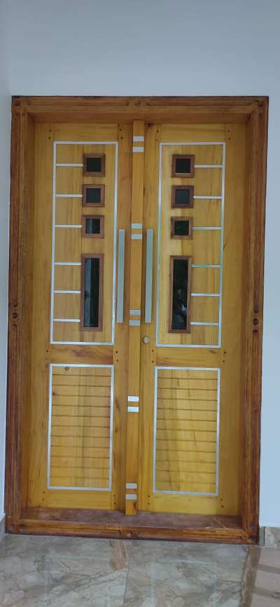 Door Designs by Carpenter ABHILASH  KRISHNAN , Pathanamthitta | Kolo