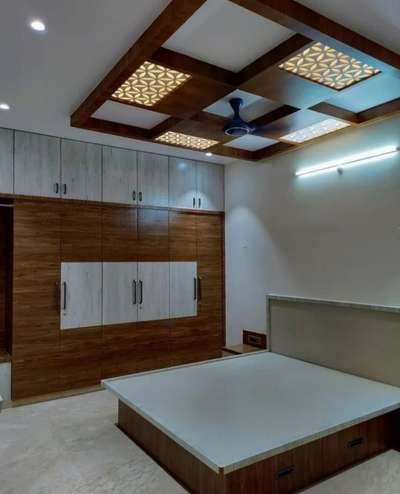 Ceiling, Furniture, Lighting, Storage, Bedroom Designs by Interior Designer Gaurav Arya, Ghaziabad | Kolo