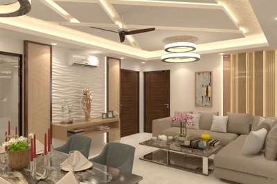 Ceiling, Lighting, Living, Furniture Designs by Architect Vikram Singh, Jaipur | Kolo