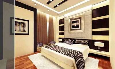 Bedroom, Ceiling, Furniture, Lighting, Storage Designs by Architect Architect  Shubham Tiwari, Meerut | Kolo