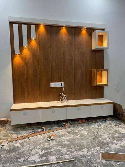 Lighting, Living, Storage Designs by Interior Designer satyendra pandit, Bhopal | Kolo