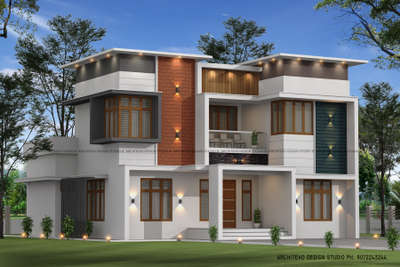 Exterior, Lighting Designs by Civil Engineer Sreejith Pu, Palakkad | Kolo