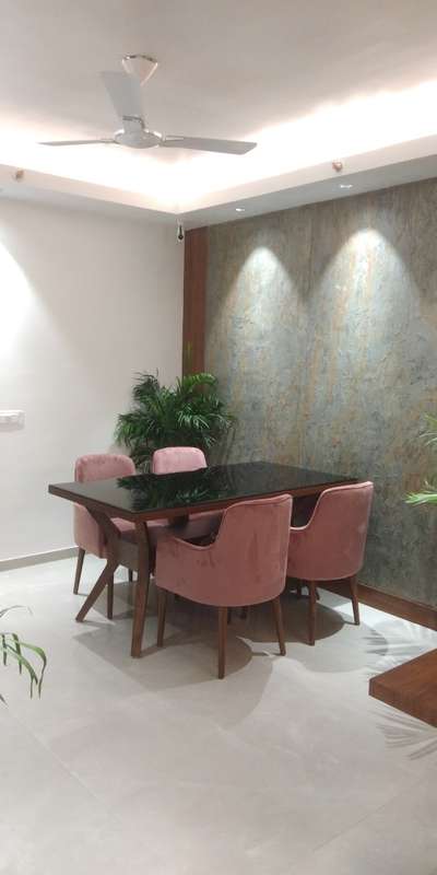 Dining, Furniture, Table, Lighting, Wall Designs by Contractor Sonu Saifi, Delhi | Kolo